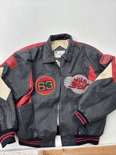 Giacca pelle hip hop - , vintage
