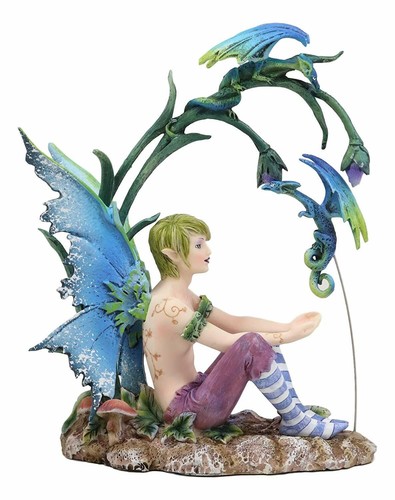 Statuina fairy garden wild boy - fairy,